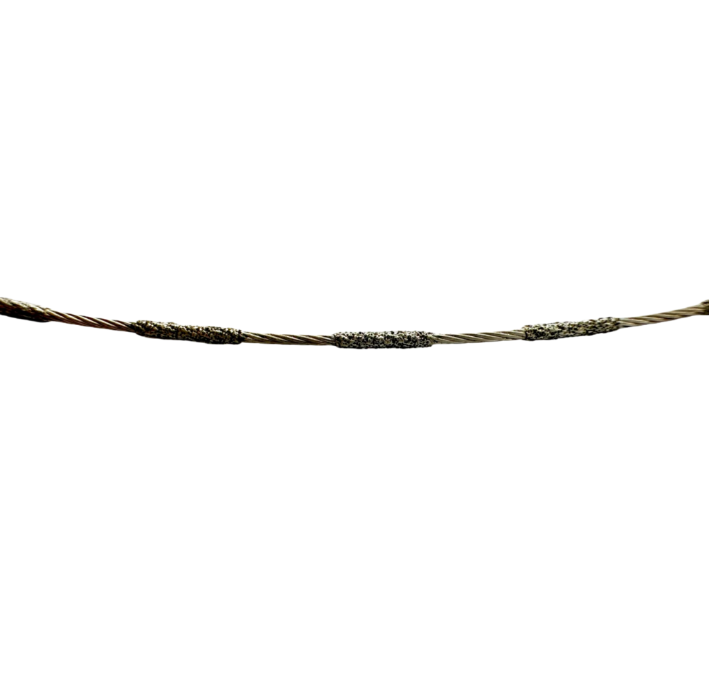 Graphite Cutting Solution Segmented Diamond Wire