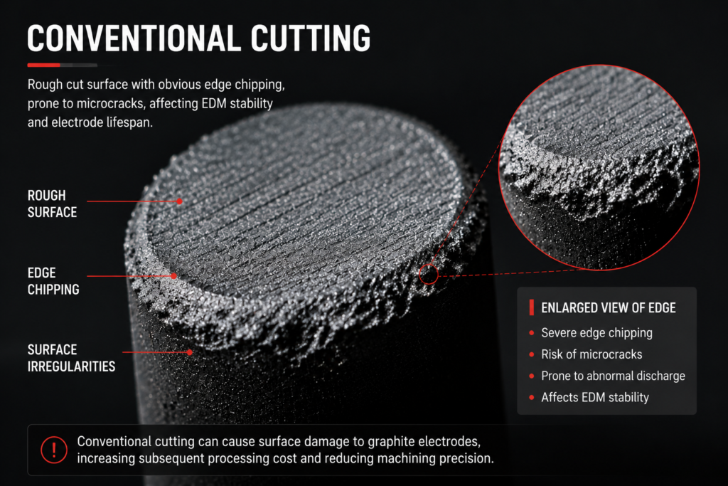 Solution de coupe au graphite Machine de découpe de graphite